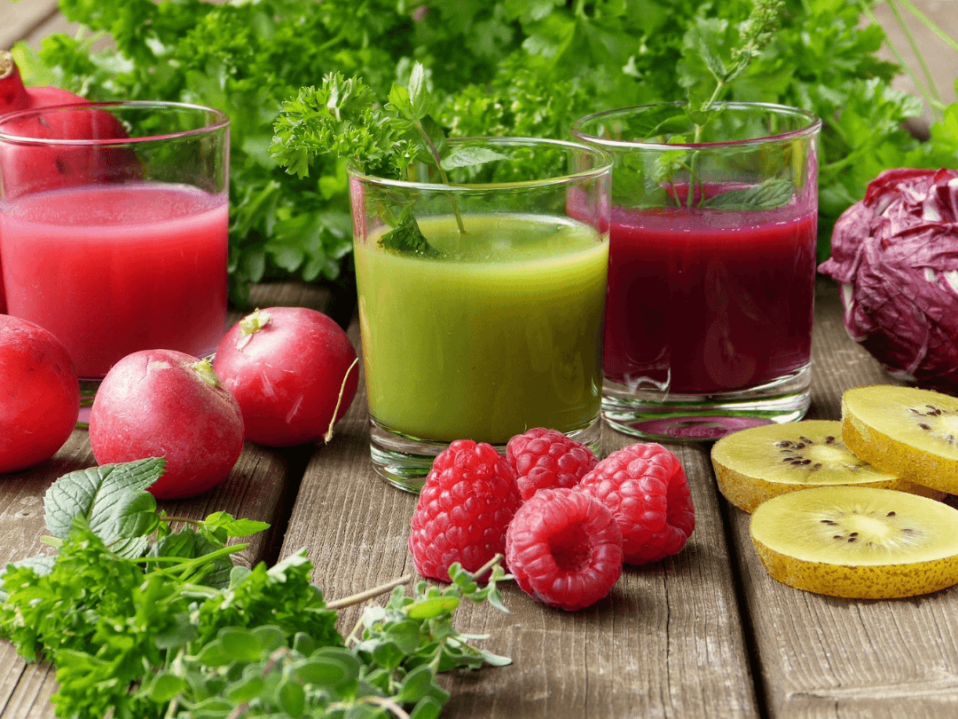Healthy Smoothies with fruits